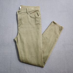 LOFT Outlet Women 6 Green High Rise Leggings